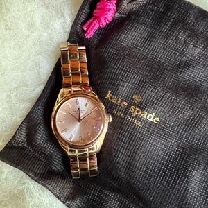 Kate Spade Rose Gold Watch with Pink Dial